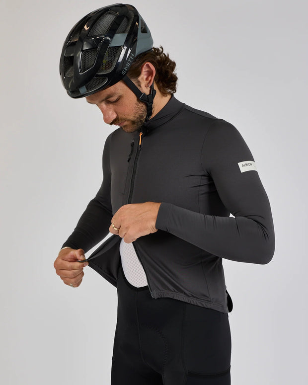 Albion Traverse Men's Long Sleeve Jersey Charcoal