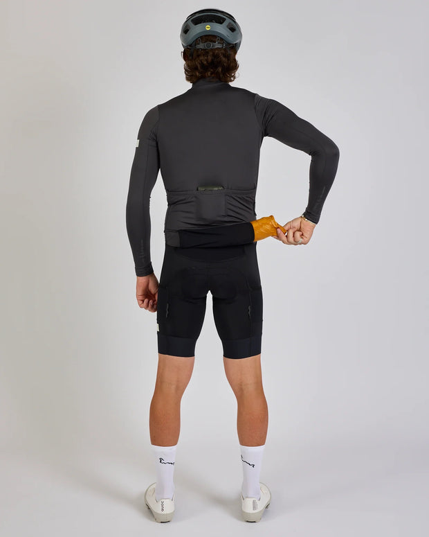 Albion Traverse Men's Long Sleeve Jersey Charcoal