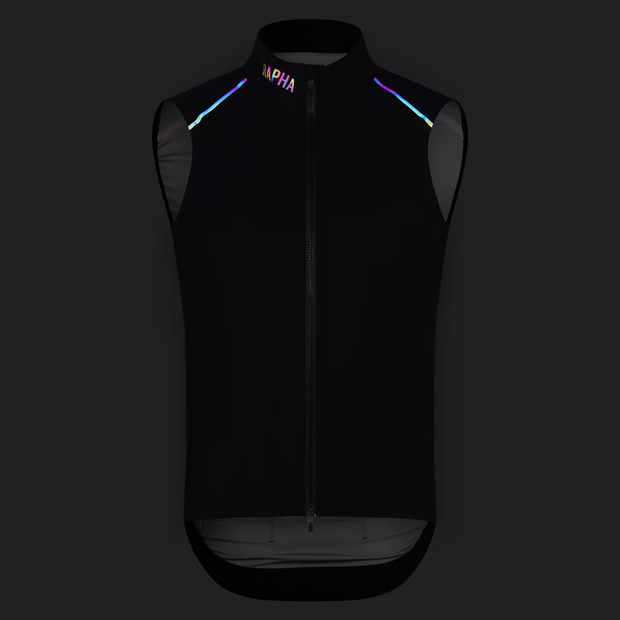 Rapha Pro Team Men's Shadow Gilet Black/Silver Reflective