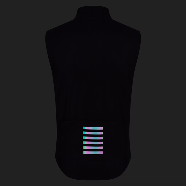Rapha Pro Team Men's Shadow Gilet Black/Silver Reflective