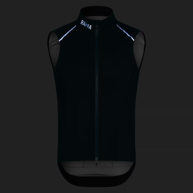 Rapha Pro Team Men's Shadow Gilet Carbon/Silver Reflective