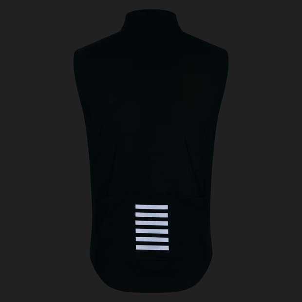 Rapha Pro Team Men's Shadow Gilet Carbon/Silver Reflective