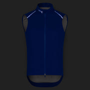 Rapha Pro Team Men's Shadow Gilet Blue/Silver Reflective