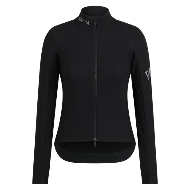 Rapha Pro Team Women's Shadow Winter Jacket Black/Silver Reflective