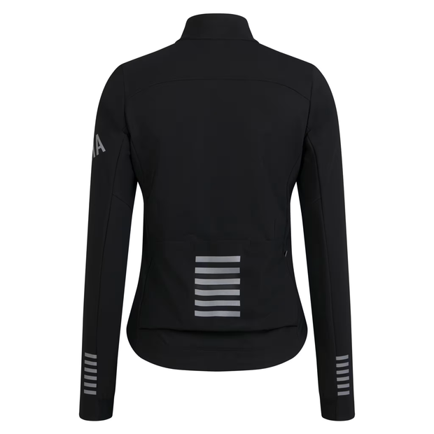 Rapha Pro Team Women's Shadow Winter Jacket Black/Silver Reflective