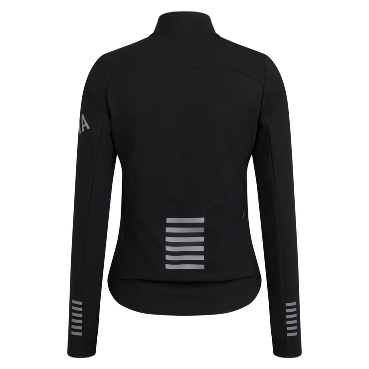 Rapha Pro Team Women's Shadow Winter Jacket Black/Silver Reflective