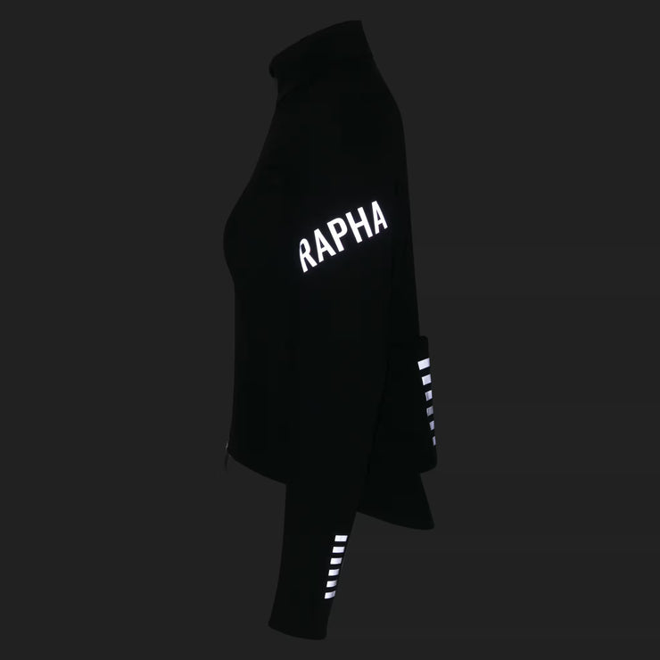 Rapha Pro Team Women's Shadow Winter Jacket Black/Silver Reflective