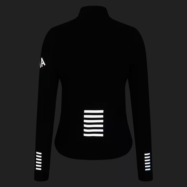 Rapha Pro Team Women's Shadow Winter Jacket Black/Silver Reflective