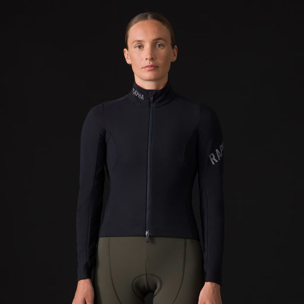 Rapha Pro Team Women's Shadow Winter Jacket Black/Silver Reflective