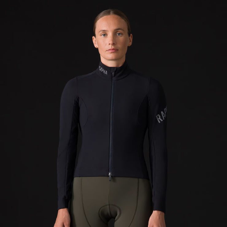 Rapha Pro Team Women's Shadow Winter Jacket Black/Silver Reflective
