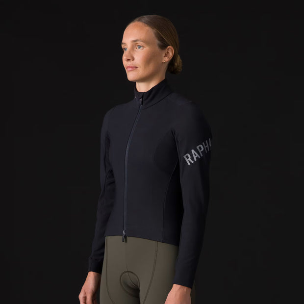 Rapha Pro Team Women's Shadow Winter Jacket Black/Silver Reflective