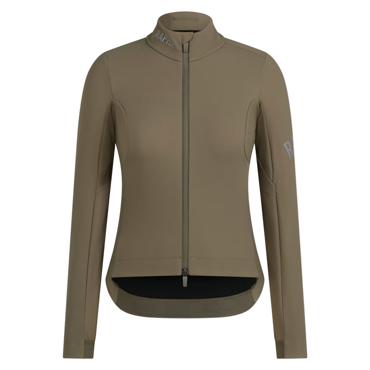 Rapha Pro Team Women's Shadow Winter Jacket Moss Green/Silver Reflective