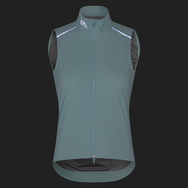 Rapha Pro Team Women's Shadow Gilet Aqua/Silver Reflective