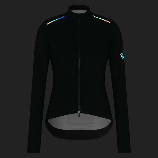 Rapha Pro Team Women's Long Sleeve Shadow Jersey Black/White