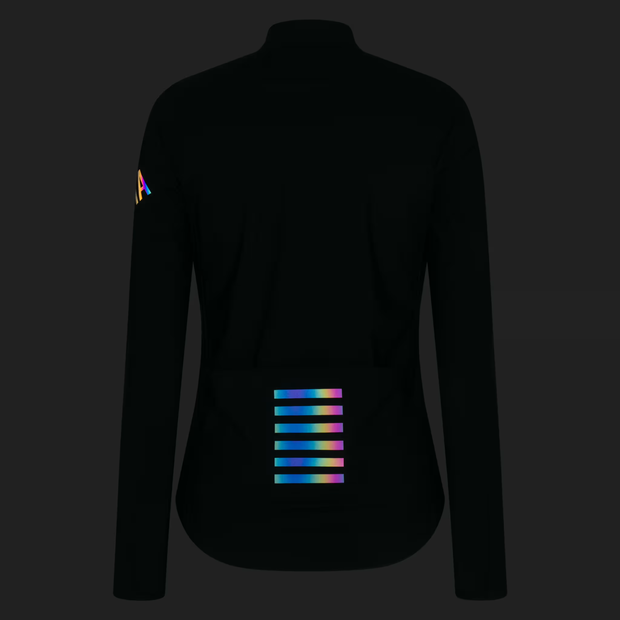 Rapha Pro Team Women's Long Sleeve Shadow Jersey Black/White