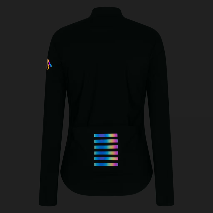 Rapha Pro Team Women's Long Sleeve Shadow Jersey Black/White