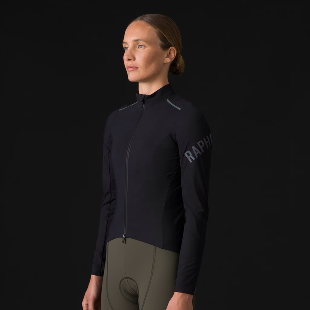 Rapha Pro Team Women's Long Sleeve Shadow Jersey Black/White