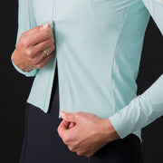 Rapha Pro Team Women's Long Sleeve Shadow Jersey Aqua/White