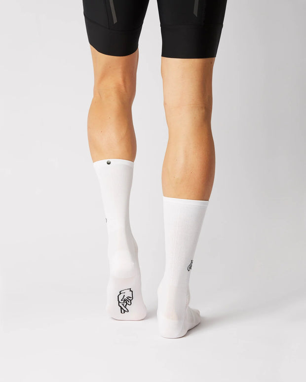 Fingerscrossed Classic Iconic Bicycle Socks White