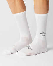 Fingerscrossed Classic Iconic No Pressure Club Socks White