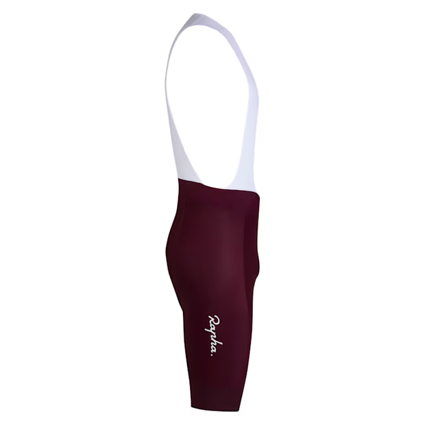Rapha Core Men's Bib Shorts Burgundy/White