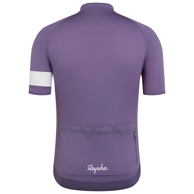 Rapha Core Men's Jersey Dusted Lilac/White - Maats Cycling Culture