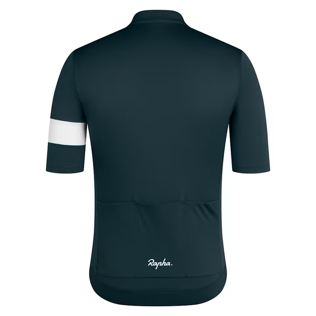 Rapha Core Men's Jersey Forest Green/White
