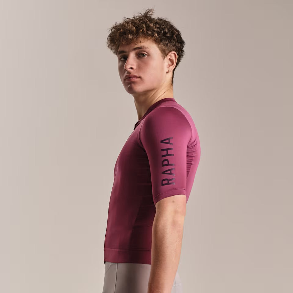 Rapha Men's Pro Team Training Jersey III Raspberry/Plum | Maats.cc