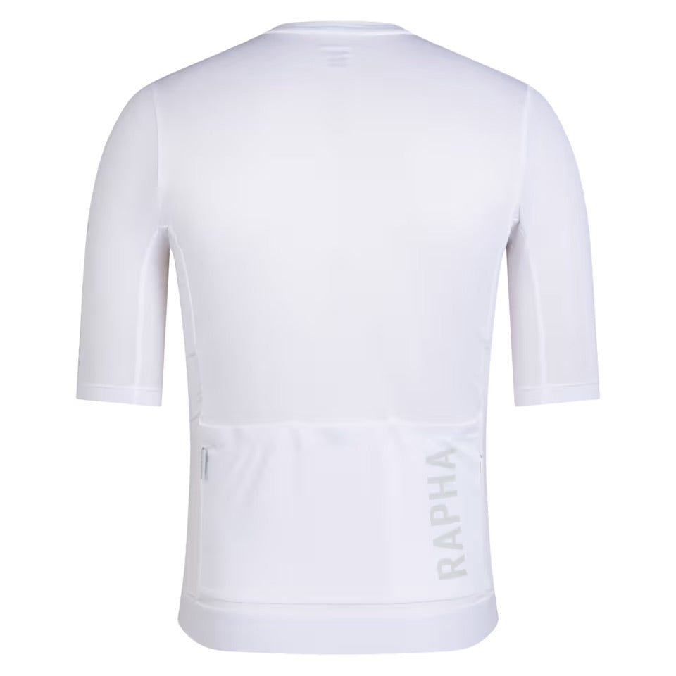 Rapha Men's Pro Team Training Jersey III White/Silver | Maats.cc