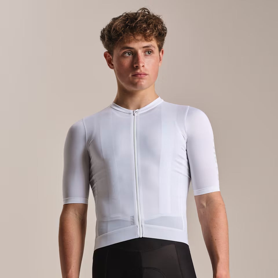 Rapha Men's Pro Team Training Jersey III White/Silver | Maats.cc