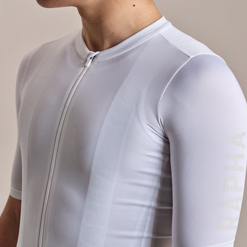 Rapha Men's Pro Team Training Jersey III White/Silver | Maats.cc