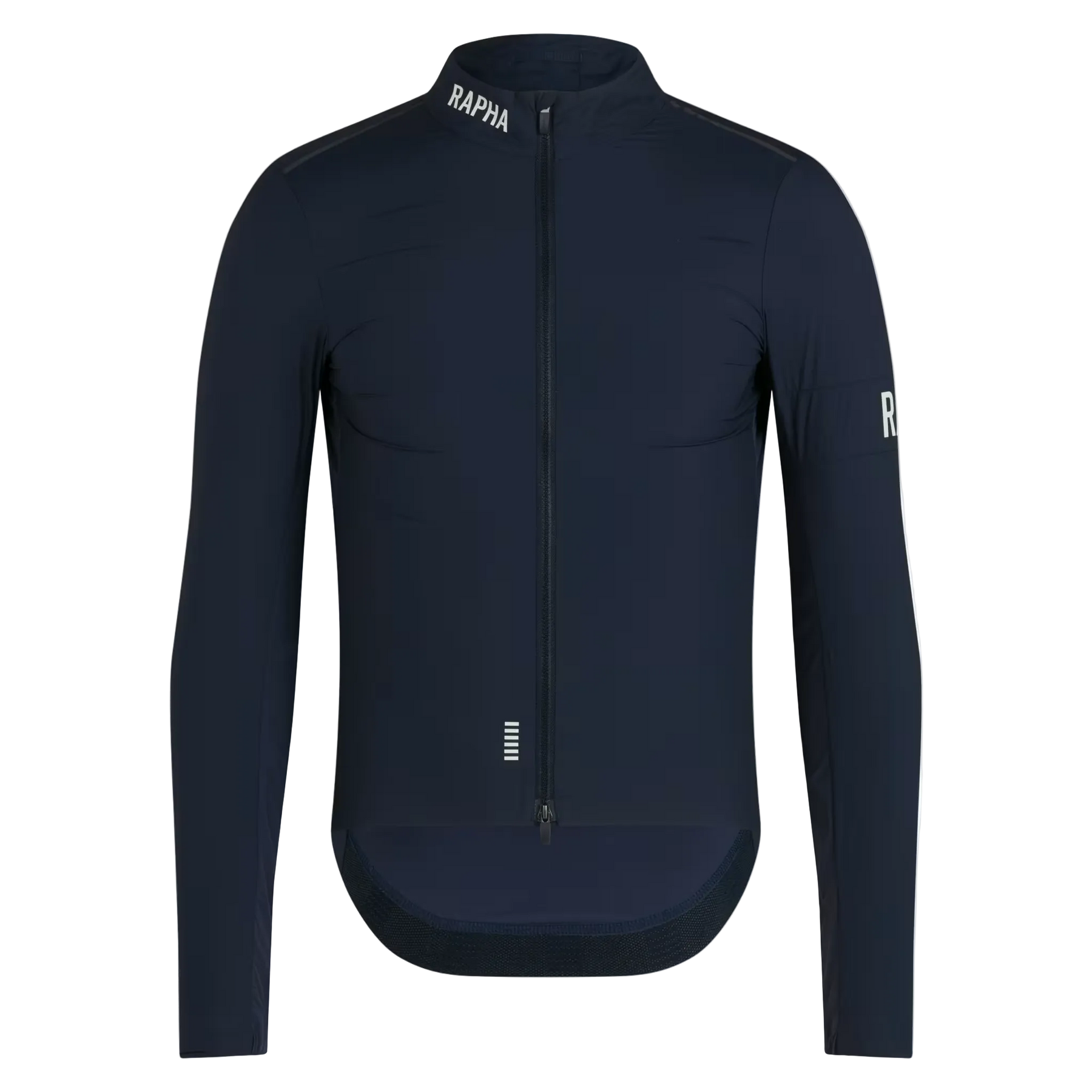 Rapha Men's Pro Team Lightweight Wind Jacket Carbon/White | Maats