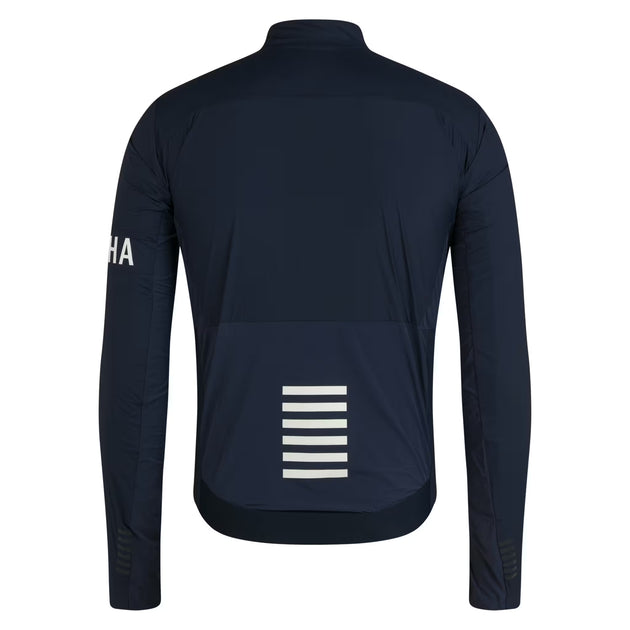 Rapha Men's Pro Team Lightweight Wind Jacket Carbon/White | Maats