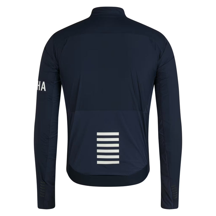Rapha Men's Pro Team Lightweight Wind Jacket Carbon/White | Maats