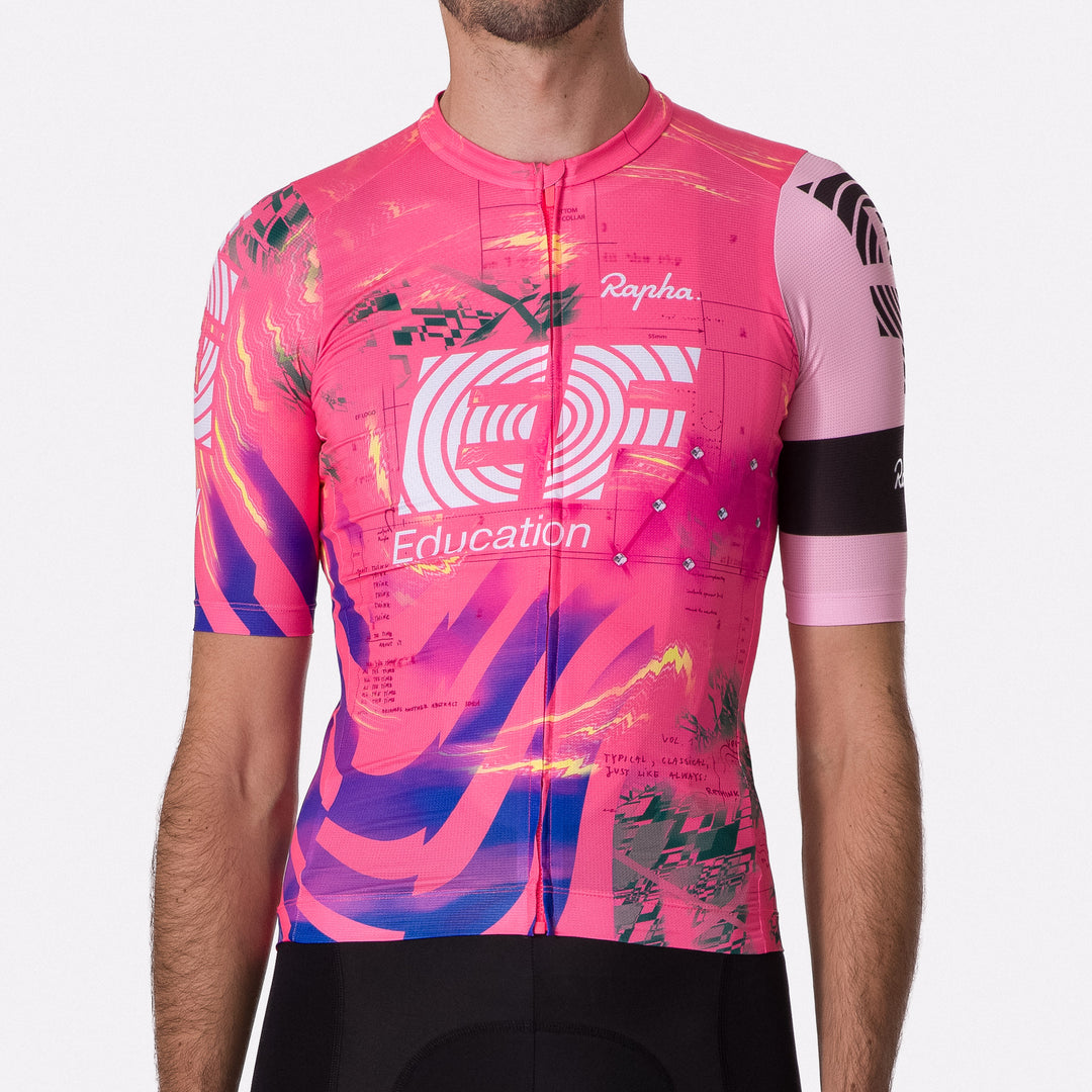 Rapha EF Pro Team Training Men's Celebration Jersey Pink | Maats