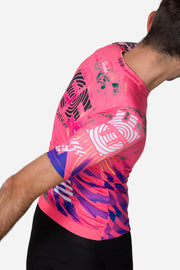 Rapha EF Pro Team Training Men's Celebration Jersey Pink
