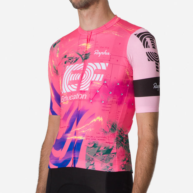 Rapha EF Pro Team Training Men's Celebration Jersey Pink