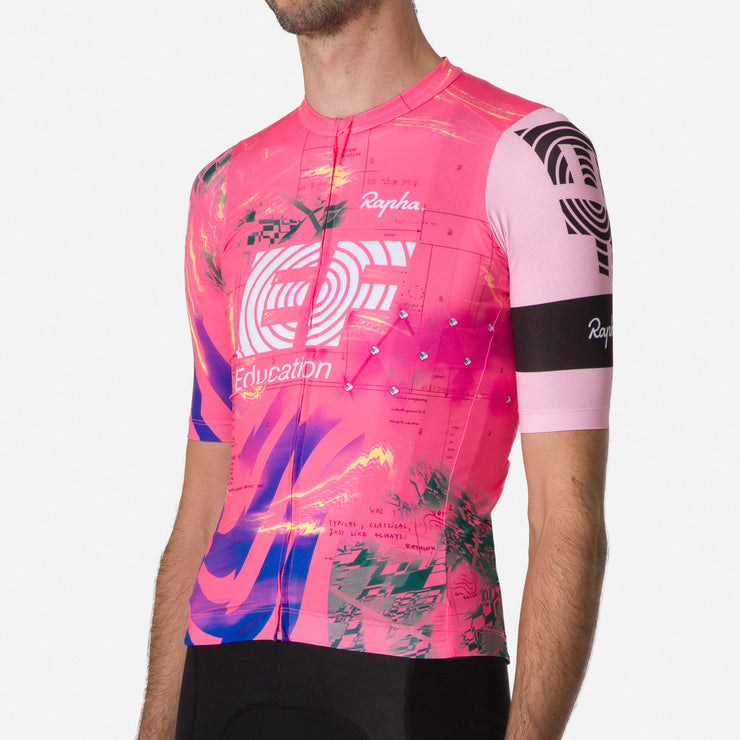 Rapha EF Pro Team Training Men's Celebration Jersey Pink