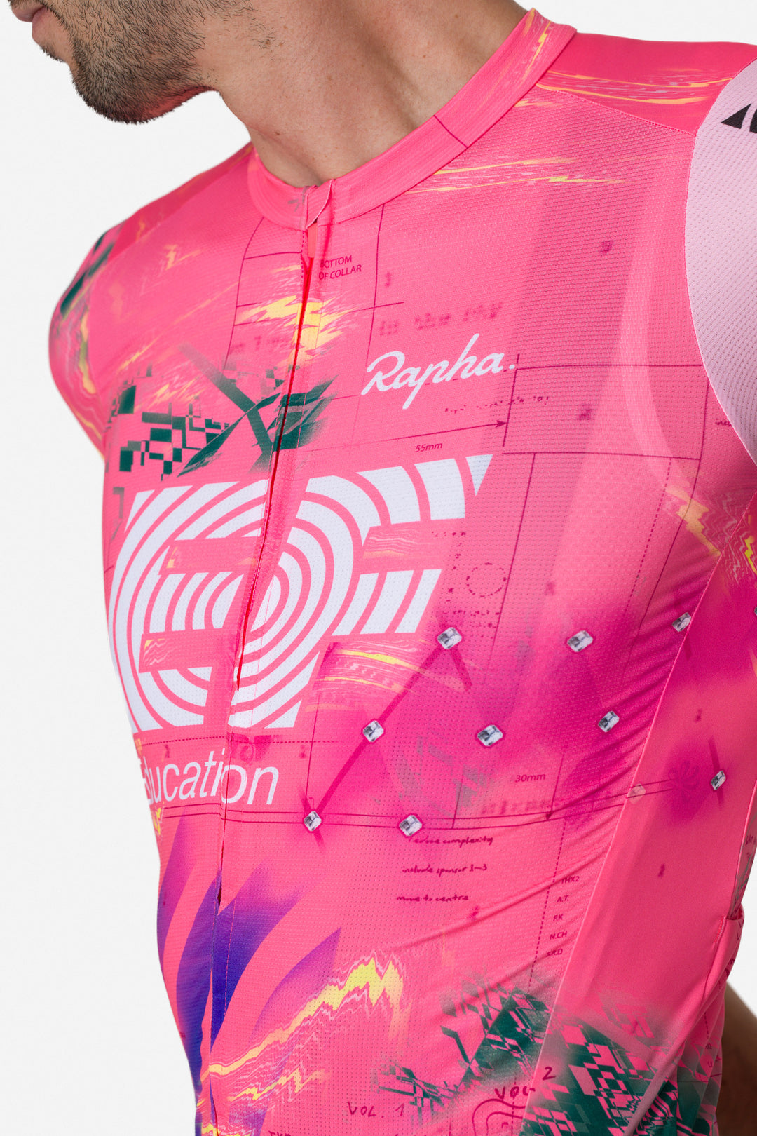 Rapha EF Pro Team Training Men's Celebration Jersey Pink | Maats