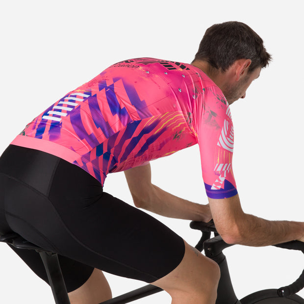 Rapha EF Pro Team Training Men's Celebration Jersey Pink