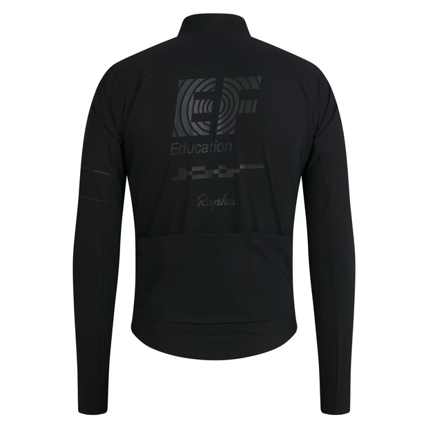 Rapha EF Pro Team Men's Long Sleeve Shadow Jersey Blackout