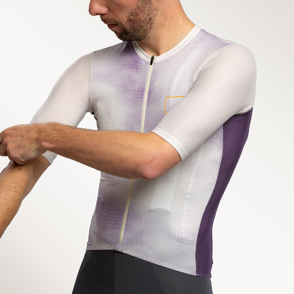 Canvas Flow Jersey Purple Haze - Maats Cycling Culture