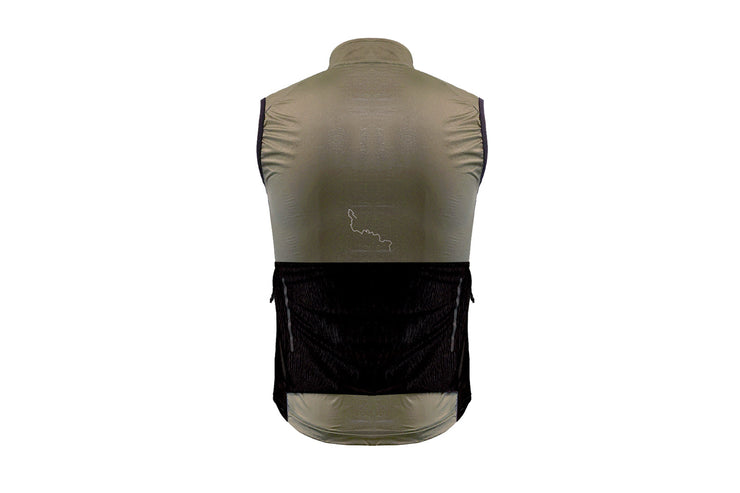 Albion Men's Wind Gilet Dark Sand