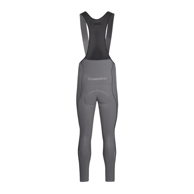 PNS Essential Men's Thermal Long Bibs Stone Grey - Maats Cycling Culture