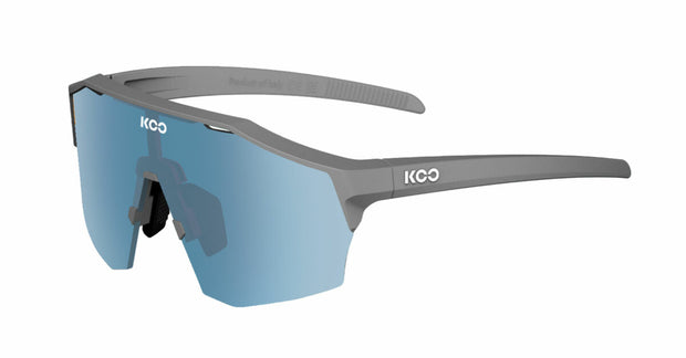 KOO Alibi Sunglasses Grey Matt - Turquoise