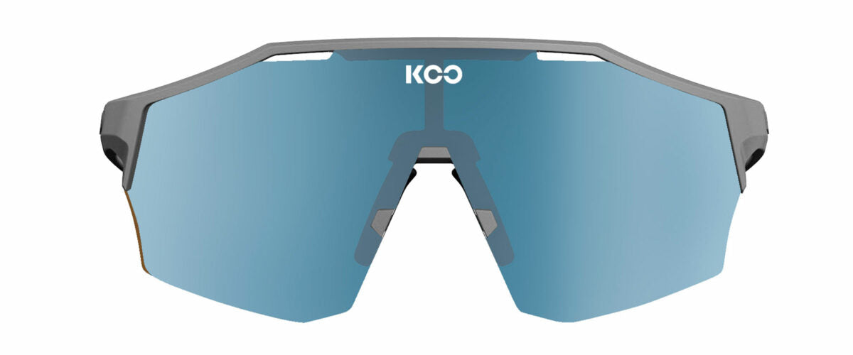 KOO ALIBI サングラスGREY MATT/TURQUOISE 試着のみ