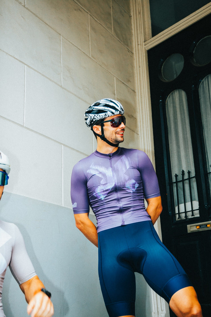 Maats Amsterdam Men's Jersey Violet - Maats Cycling Culture