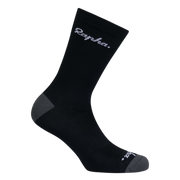 Rapha Logo Socks Black/Dark Grey