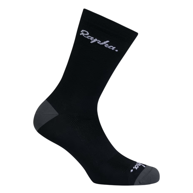 Rapha Logo Socks Black/Dark Grey