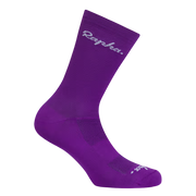 Rapha Logo Socks Ultraviolet/White